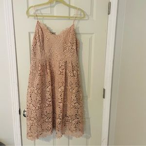 Astr the Label midi lace dress